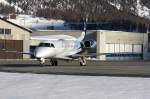 Linxair, S5-ALA, Embraer, EMB 135BJ Legacy 600, 31.01.2009, SMV, Samedan, Switzerland