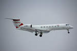 Minsheng Tianxiang Aviation Leasing, B-8131, Gulfstream G550, 19.Januar 2017, ZRH Zürich, Switzerland.
