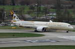 Etihad Airways Boeing B787-9 Dreamliner A6-BLE, cn(MSN): 39650,
Zürich-Kloten Airport, 20.03.2017.