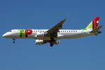 TAP Express Embraer ERJ-190LR (ERJ-190-100 LR) CS-TPW  Coimbra , cn(MSN): 19000550,
Zürich-Kloten Airport, 19.06.2017.