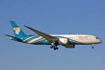 Oman Air, A4O-SZ, Boeing 787-8, 29.Juli 2017, ZRH Zürich, Switzerland.