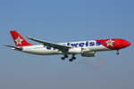 Edelweiss Air, HB-JHQ, Airbus A330-343X,  Chamsin , 03.November 2017, ZRH Zürich, Switzerland.