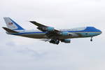 USAF United States Air Force Boeing B747-2GAB (VC-25A) 92-9000, cn(MSN): 23825,
Zürich-Kloten Airport, 25.01.2018.