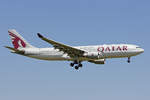 Qatar Airways, A7-AFL, Airbus A330-203, msn: 612, 16.Juni 2012, ZRH Zürich, Switzerland.