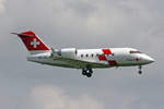 REGA Swiss Air Ambulance, HB-JRC, Bombardier 604, msn: 5540, 15.Juni 2018, ZRH Zürich, Switzerland.