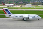 Air France (Operated by CityJet), EI-RJW, BAe Avro RJ85, msn: 2371, 19.April 2008, ZRH Zürich, Switzerland.