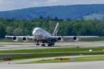 Emirates, A380-861, A6-EER, United of wildlife Livery, 31.5.19, Zürich