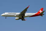 Helvetic Airways, Embraer ERJ-190LR (ERJ-190-100 LR) HB-JVS, cn(MSN): 19000265,
Zürich-Kloten Airport, 26.06.2019.