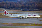 Qatar Airways, A7-AMJ, Airbus A350-941, msn: 237, 01.Februar 2020, ZRH Zürich, Switzerland.