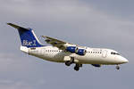 Blue 1, OH-SAL, BAe Avro RJ85, msn: 2392, 10.November 2008, ZRH Zürich, Switzerland.