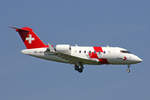 REGA Swiss Air Ambulance, HB-JWC, Bombardier Challenger 650, msn: 6114, 09.Mai 2020, ZRH Zürich, Switzerland.