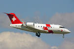 REGA Swiss Air Ambulance, HB-JWA, Bombardier Challenger 650, msn: 6092, 29.Mai 2020, ZRH Zürich, Switzerland.