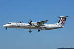 Croatia Airlines, 9A-CQA, Bombardier DHC-8 402, msn: 4205,  Slavonija , 27.Juli 2020, ZRH Zürich, Switzerland.