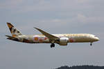 Etihad Airways, A6-BLS, Boeing 787-9, msn: 39664/643,  Choose Japan , 01.August 2020, ZRH Zürich, Switzerland.