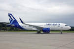 Aegean Airlines, SX-NED, Airbus A320-271N, msn: 10047, 29.August 2020, ZRH Zürich, Switzerland.