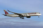 Qatar Airways, A7-AMJ, Airbus A350-941, msn: 237, 26.Dezember 2020, ZRH Zürich, Switzerland.