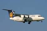 Lufthansa (Operated by Cityline), D-AVRE, BAe Avro RJ85, msn: E2261, 11.Oktober 2005, ZRH Zürich, Switzerland.