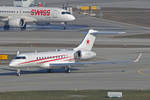 Heda Airlines Ltd., M-CCCP, Bombardier Global 5000, msn: 9418, 02.März 2021, ZRH Zürich, Switzerland.