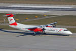 Austrian Airlines, OE-LGK, Bombardier DHC-8-402, msn: 4280,  Burgenland , 02.März 2021, ZRH Zürich, Switzerland.
