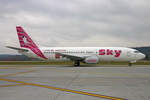 Sky Airlines, TC-SKF, Boeing 737-4Q8, msn: 26291/2513,  Sugar , 10.Dezember 2005, ZRH Zürich, Switzerland.