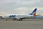 JAT Airways, YU-AND, Boeing 737-3H9, msn: 23329/1134, 10.Dezember 2005, ZRH Zürich, Switzerland.