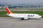 MAT Macedonian Airlines, Z3-ARF, Boeing 737-3H9, msn: 23716/1321, 09.Juli 2005, ZRH Zürich, Switzerland.