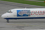 Dubrovnik Airline, 9A-CDB, McDonnell Douglas MD-83, msn: 49986/1842,  Lovrijenac , 07.Juli 2006, ZRH Zürich, Switzerland.