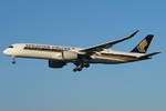 Singapore Airlines, Airbus A350-941 9V-SMV, cn(MSN): 329, 
Zürich-Kloten Airport, 24.03.2021.