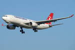 Turkish Airlines, Airbus A330-243F TC-JOV, cn(MSN): 1722, 
Zürich-Kloten Airport, 31.03.2021.