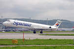Spanair, EC-HKP, McDonnell Douglas MD-83, msn: 49624/1502,  Suntrail , 06.Mai 2006, ZRH Zürich, Switzerland.