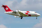 Swiss Air Ambulance, HB-JWA, Bombardier, Challenger 650, 26.06.2021, ZRH, Zürich, Switzerland