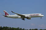 Qatar Airways, A7-ALN, Airbus A350-941, msn: 047, 21.Juli 2021, ZRH Zürich, Switzerland.