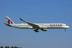 Qatar Airways, A7-ANR, Airbus A350-1041, msn: 399, 04.September 2021, ZRH Zürich, Switzerland.