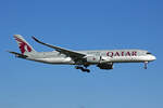 Qatar Airways, A7-ALJ, Airbus A350-941, msn: 025, 23.Oktober 2021, ZRH Zürich, Switzerland.