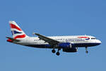 British Airways, G-EUPZ, Airbus A319-131, msn: 1510, 23.Oktober 2021, ZRH Zürich, Switzerland.