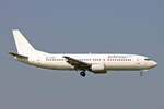 JAT Airways, YU-AOS, Boeing 737-4B7, msn: 24551/1795, 27.Juni 2006, ZRH Zürich, Switzerland.