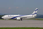El Al Israel Airlines, 4X-EKO, Boeing, B737-8K5, msn: 30287/1308,  Lod , 26.August 2007, ZRH Zürich, Switzerland.