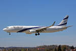 EL AL Israel Airlines, 4X-EHI, Boeing 737-958ER, msn: 41559/5818, 18.April 2022, ZRH Zürich, Switzerland.