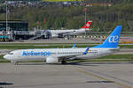 Air Europa, EC-MPG, Boeing B737-85P, msn: 60586/6432, 18.April 2022, ZRH Zürich, Switzerland.