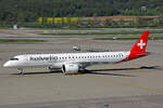 Helvetic Airways, HB-AZI, Embraer E195-E2, msn: 19020055, 18.April 2022, ZRH Zürich, Switzerland.