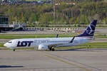 LOT Polish Airlines, SP-LWD, Boeing B737-89P, msn: 32802/1725, 18.April 2022, ZRH Zürich, Switzerland.
