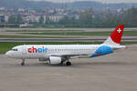 Chair Airlines, HB-JOK, Airbus A320-214, msn: 3923, 23.April 2022, ZRH Zürich, Switzerland.