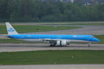 KLM Cityhopper, PH-NXJ, Embraer E195-E2, msn: 19020065, 01.Mai 2022, ZRH Zürich, Switzerland.