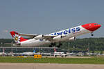 Edelweiss Air, HB-JME, Airbus A340-313X, msn: 559,  Pilatus , 29.Mai 2023, ZRH Zürich, Switzerland.