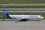 Aegean Airlines, SX-NAE, Airbus A321-271NX, msn: 10704, 29.Mai 2023, ZRH Zürich, Switzerland.