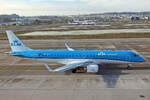 KLM Cityhopper, PH-EZL, Embraer ERJ-190LR, msn: 19000334, 16.Januar 2024, ZRH Zürich, Switzerland.