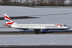 BA CityFlyer, G-LCYU, Embraer ERJ-190LR, msn: 19000674, 19.Januar 2024, ZRH Zürich, Switzerland.