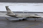 Global Jet Luxembourg, LX-MIC, Dassault Falcon 2000S, msn: 705, 19.Januar 2024, ZRH Zürich, Switzerland.