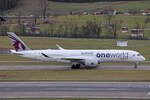 Qatar Airways, A7-ALZ, Airbus A350-941, msn: 143, 25.Januar 2024, ZRH Zürich, Switzerland.