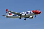 Edelweiss, A320-200, HB-IJU,  Corvatsch , 22.6.25, Zürich